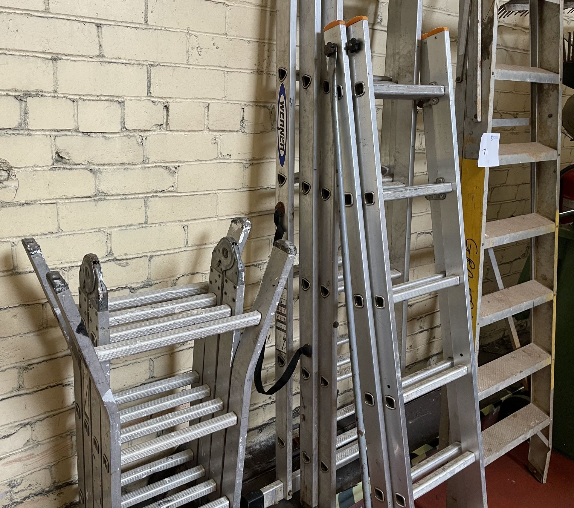 4 SETS OF ASSORTED LADDERS - Image 2 of 3