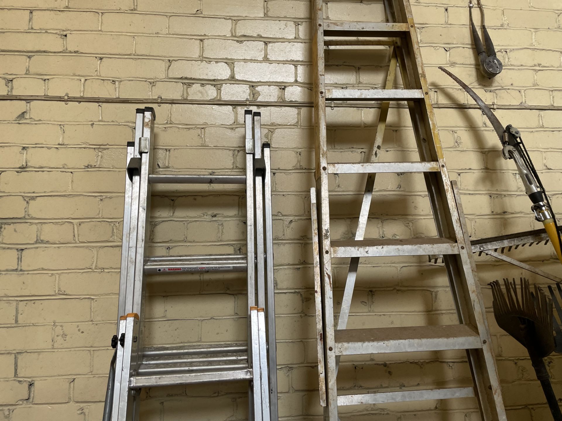 4 SETS OF ASSORTED LADDERS - Image 3 of 3