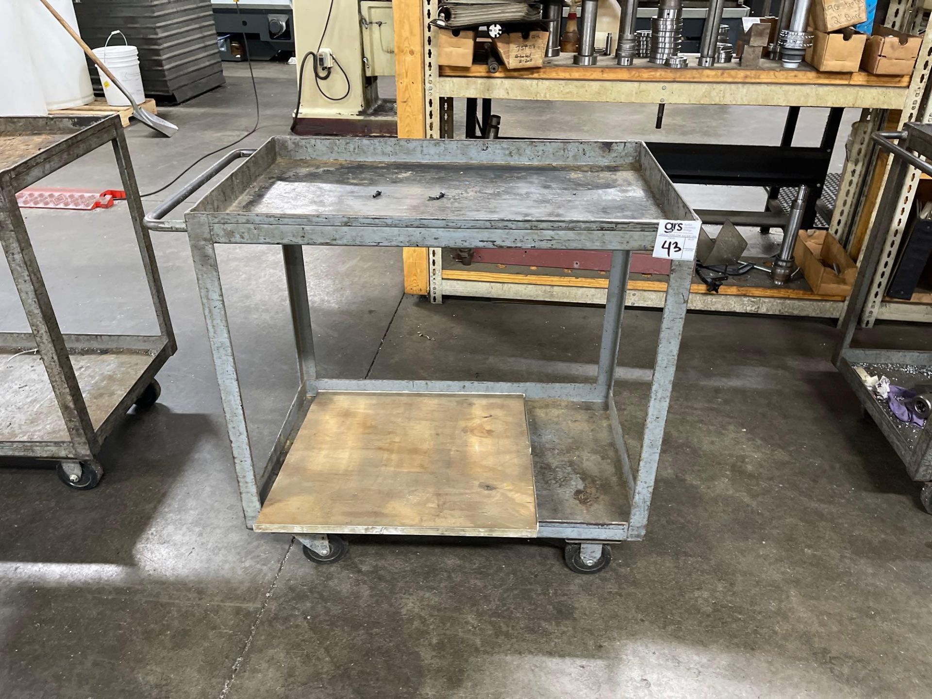 2-Tier Metal Cart