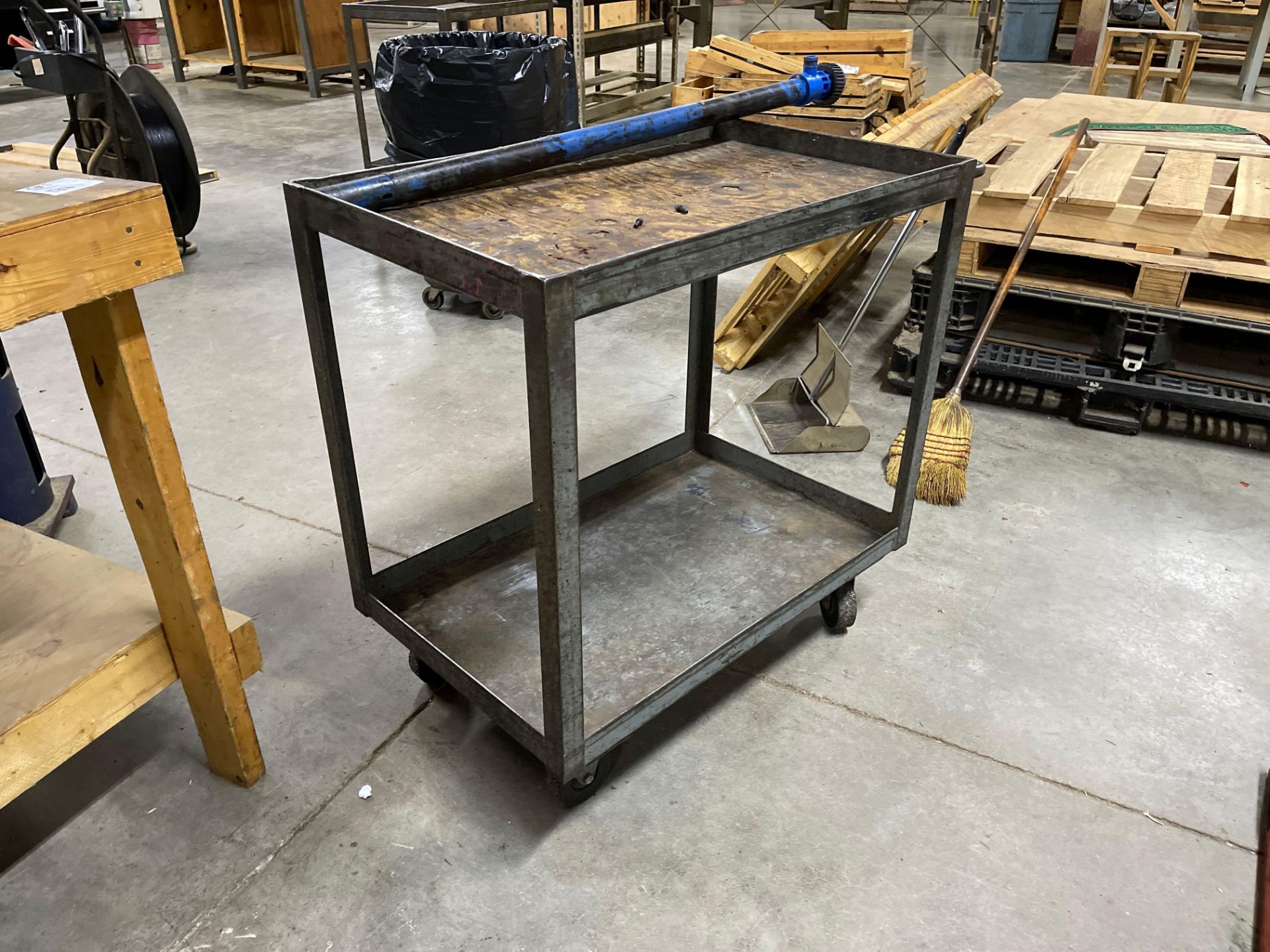 2-Tier Metal Cart - Image 3 of 3