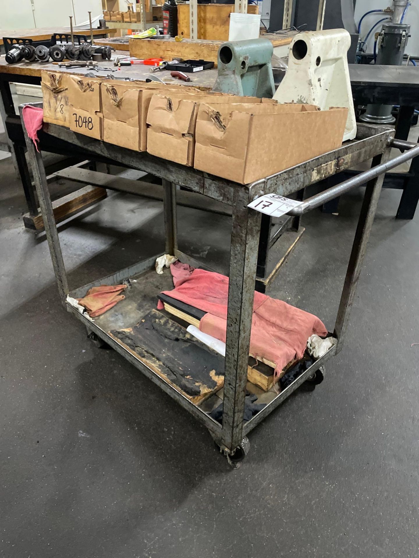 2-Tier Metal Cart