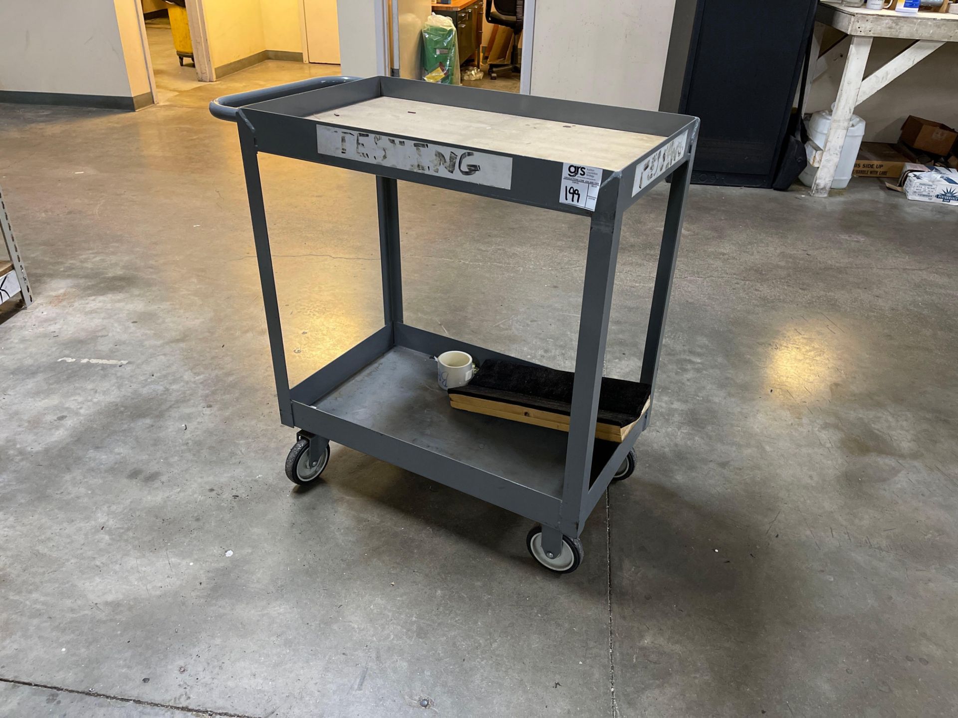 2-Tier Metal Cart