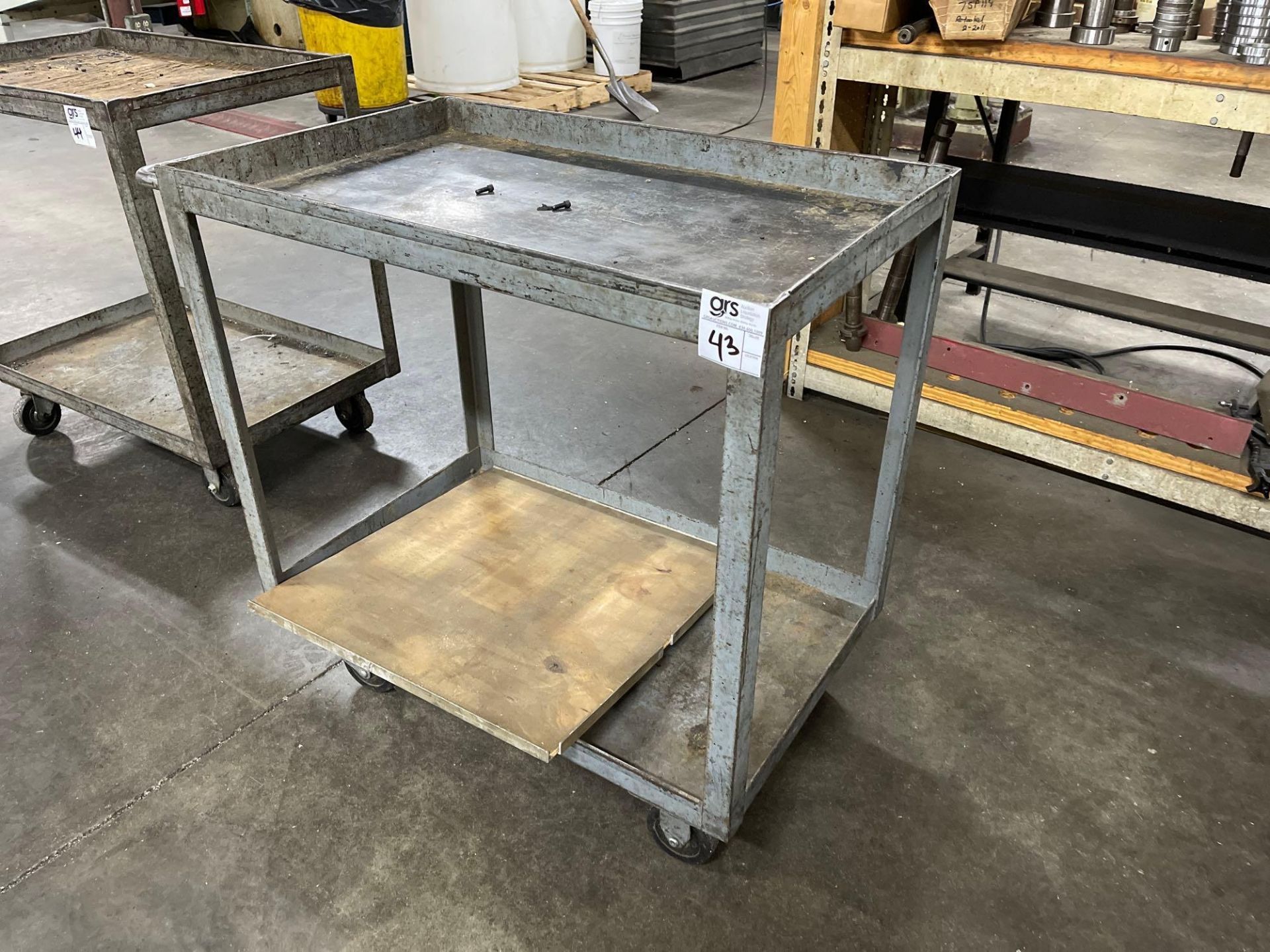 2-Tier Metal Cart - Image 2 of 3