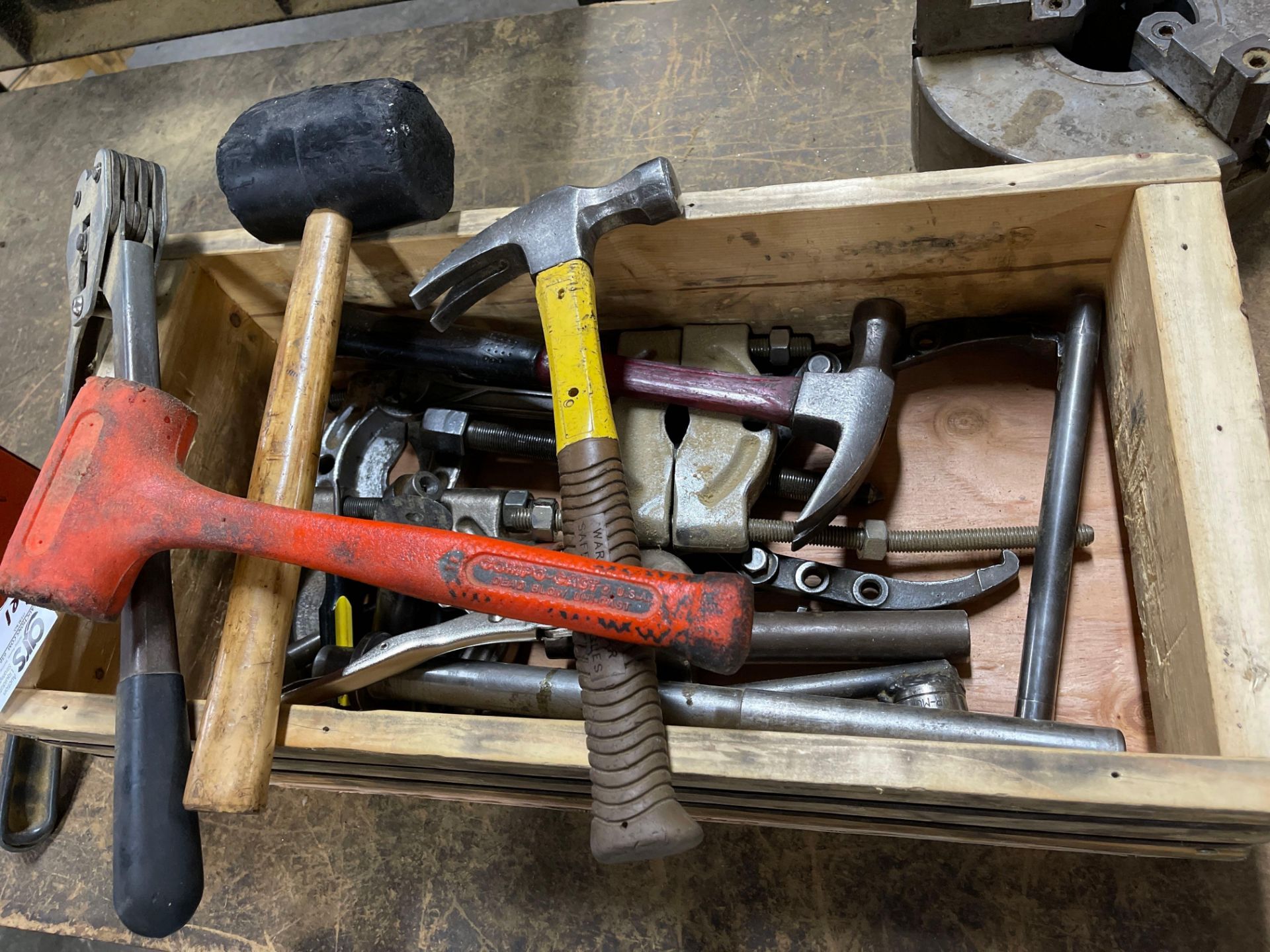 Wood Crate w/ Hand Tools - Image 3 of 3