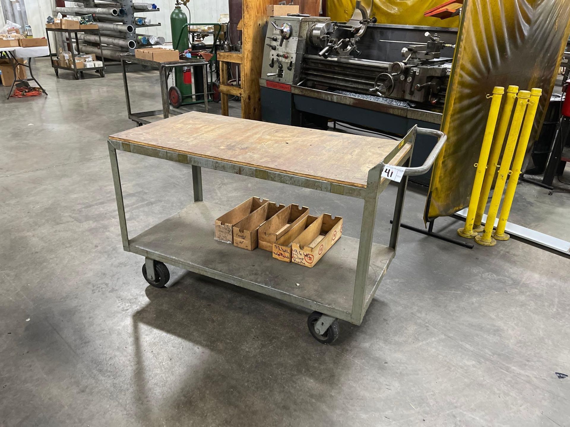 2-Tier Metal Cart