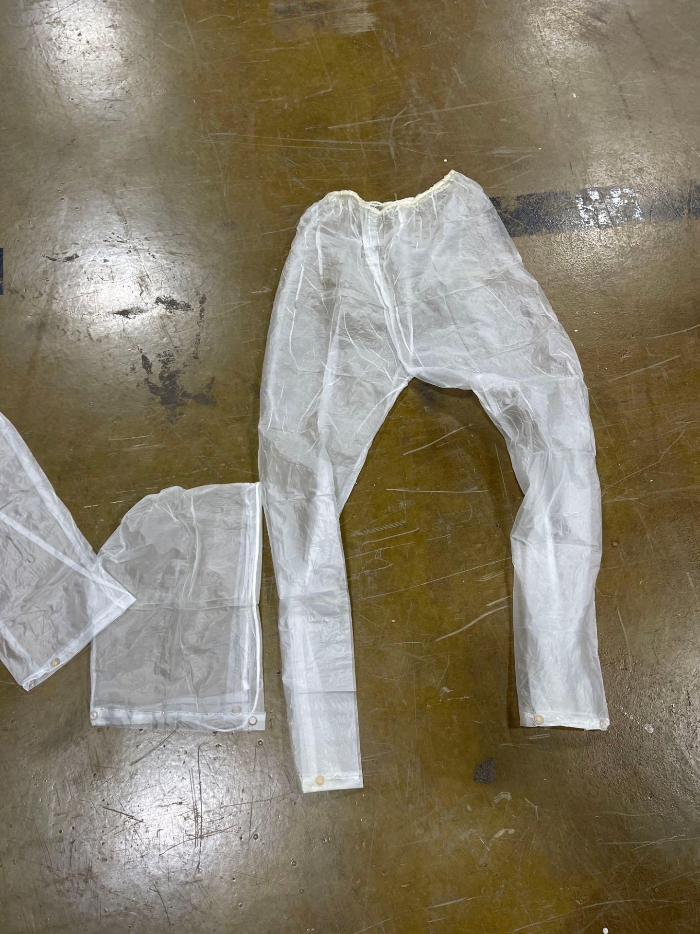 Shirt Pants Hood Poncho Size Medium - Image 5 of 6