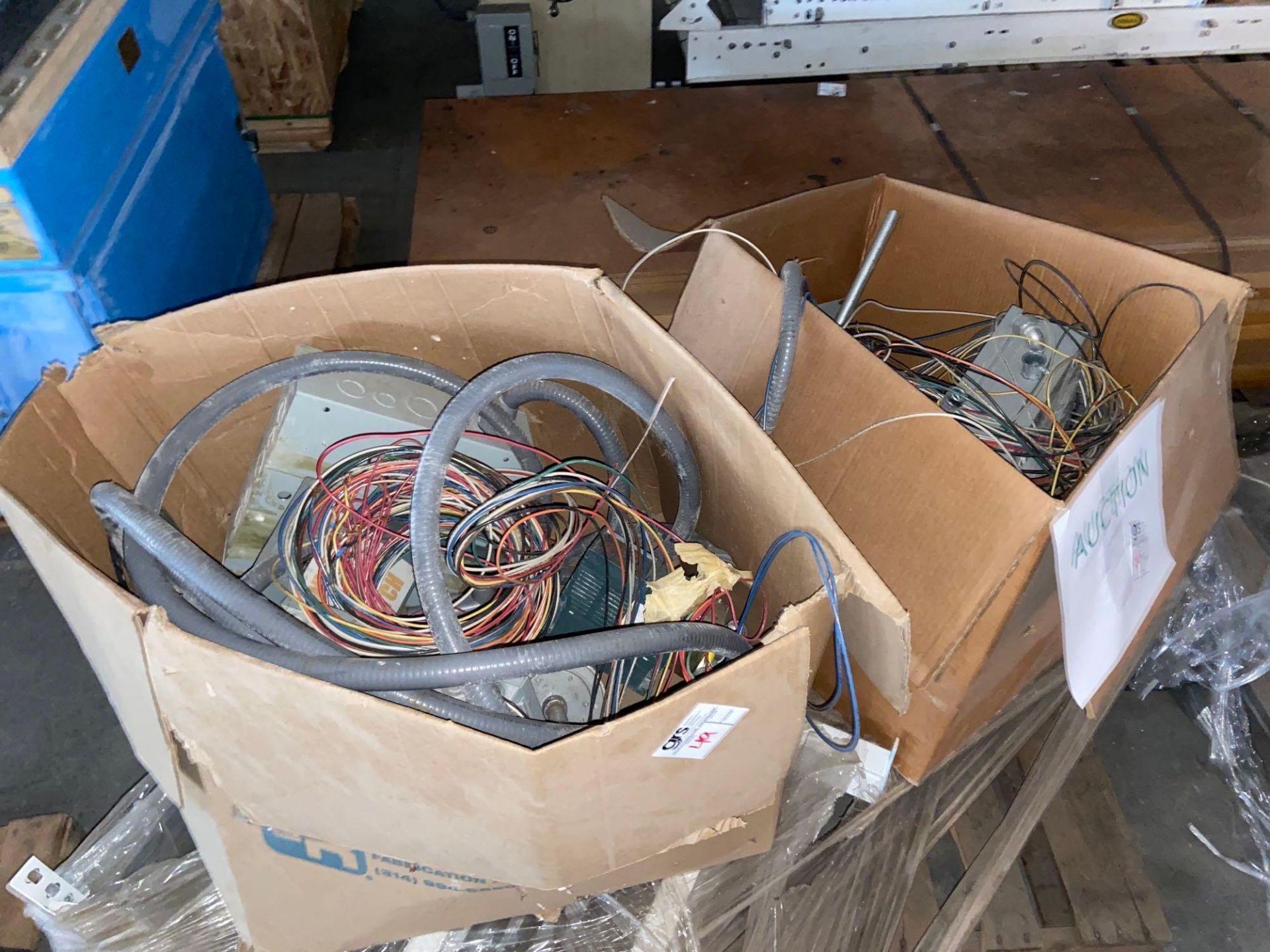 (2) Boxes of Fuses Boxes, Switch Boxes and Condit Wire
