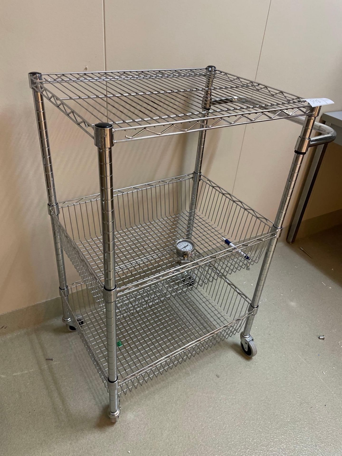 3-Tier Wire Cart - Image 3 of 3