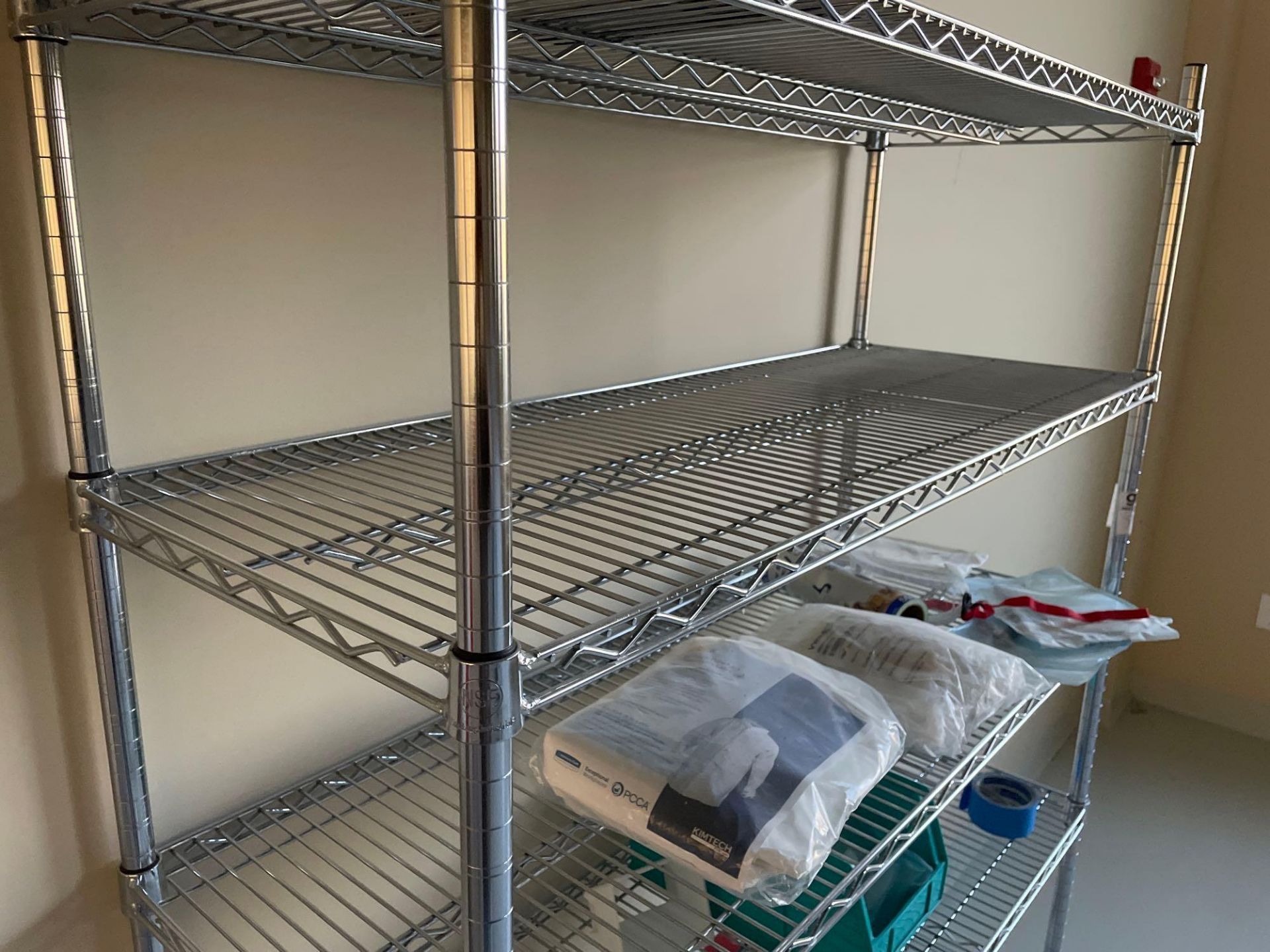 6-Tier Wire Shelving Unit on Casters