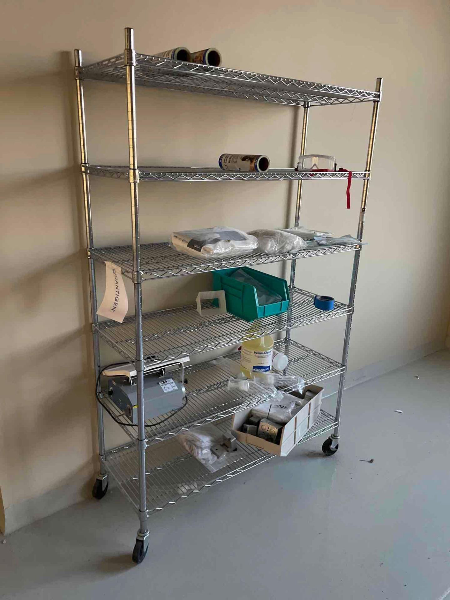 6-Tier Wire Shelving Unit on Casters - Image 4 of 4