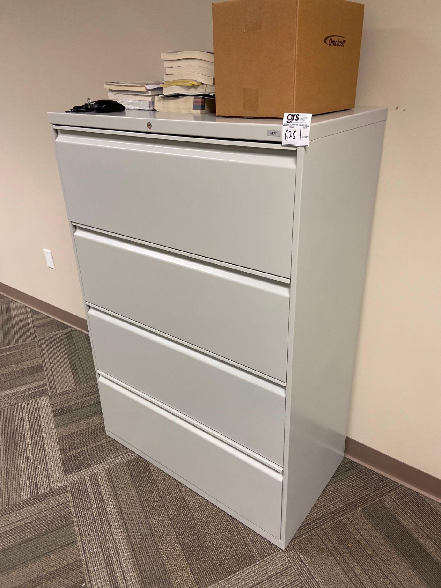 4-Drawer Hon Lateral Filing Cabinet
