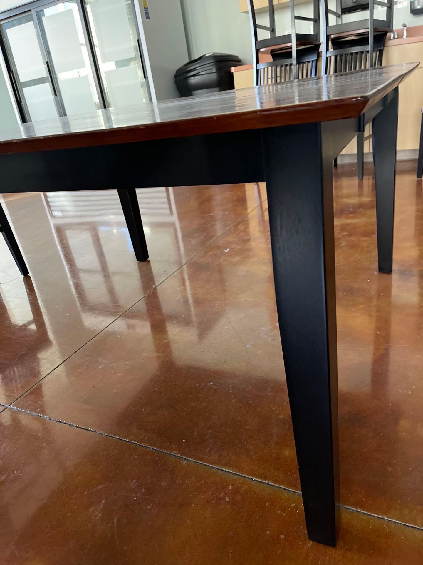 Wood Dining Height Table (NEEDS a Little Repair) - Image 3 of 3