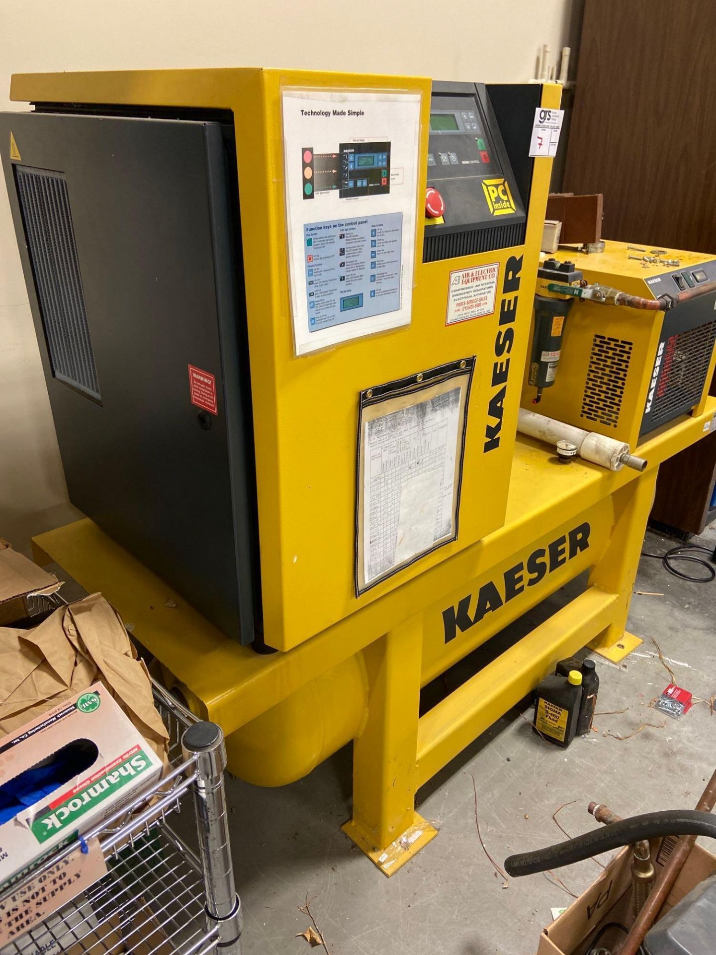 Kaeser SM11 Air Compressor - Image 3 of 12