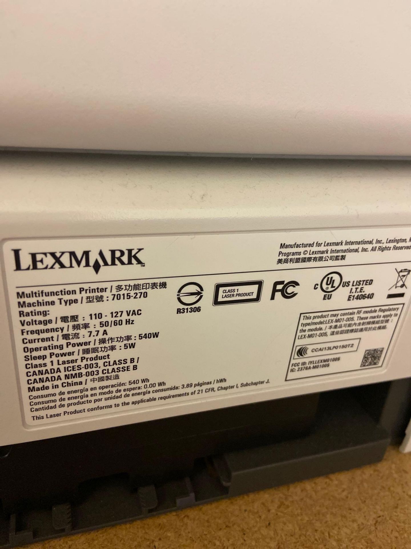 Lexmark Printer - Image 3 of 3