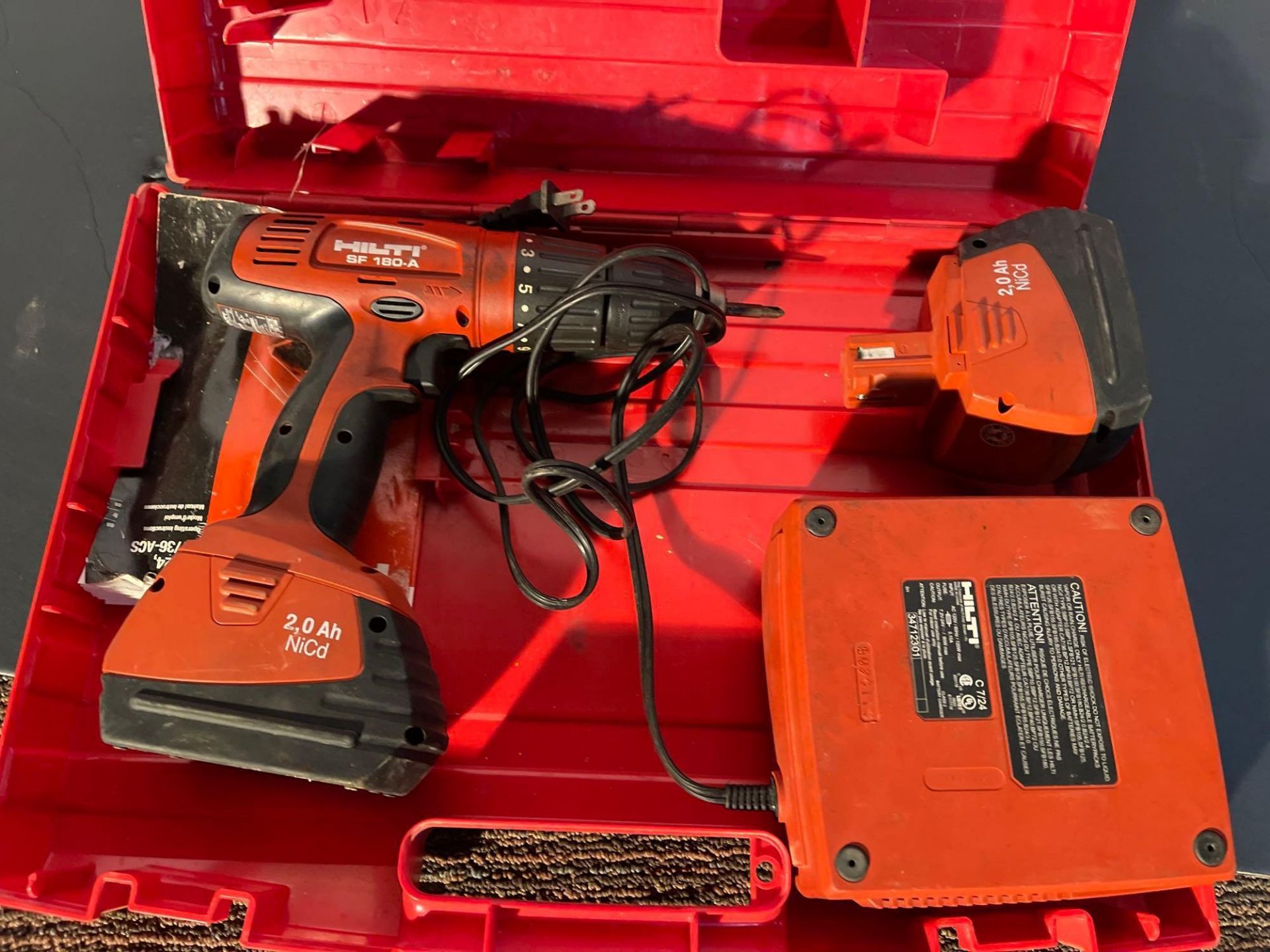 Hilti SF180-A Drill w/ (2) Batteries and Charger