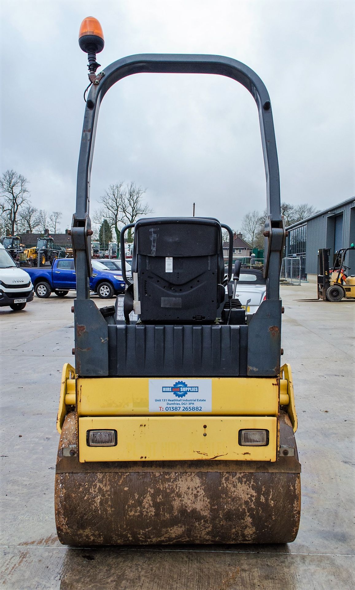 Bomag BW120 AD-4 double drum ride on roller Year: 2007 S/N: 0025150 Recorded Hours: 1692 16342 - Image 6 of 18