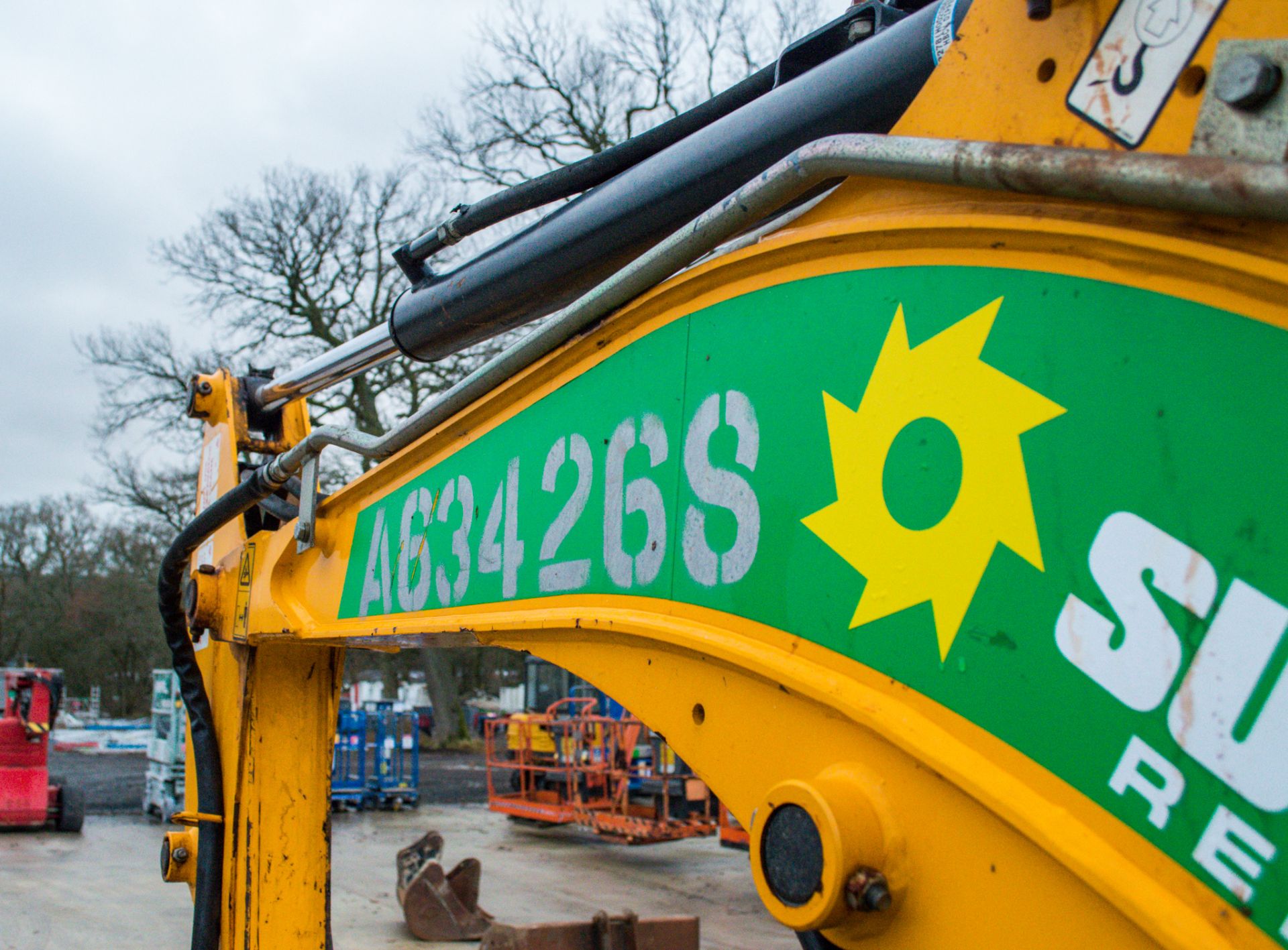 JCB 8030 3 tonne rubber tracked excavator  Year: 2014 S/N: 17016 Recorded Hours: 3025 A634268 piped, - Image 14 of 16