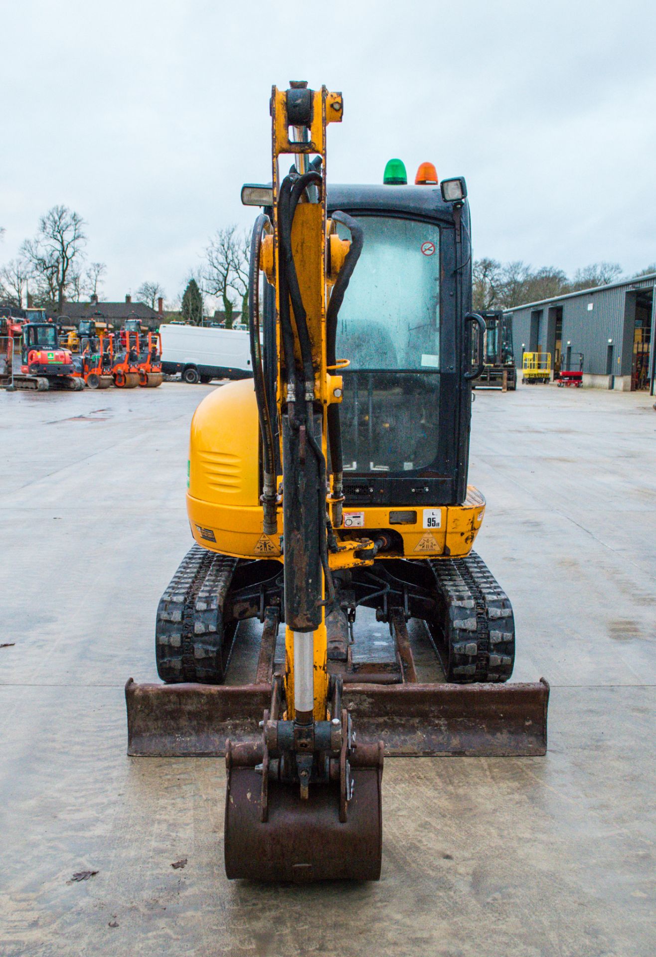 JCB 8030 3 tonne rubber tracked excavator  Year: 2014 S/N: 17016 Recorded Hours: 3025 A634268 piped, - Image 5 of 16