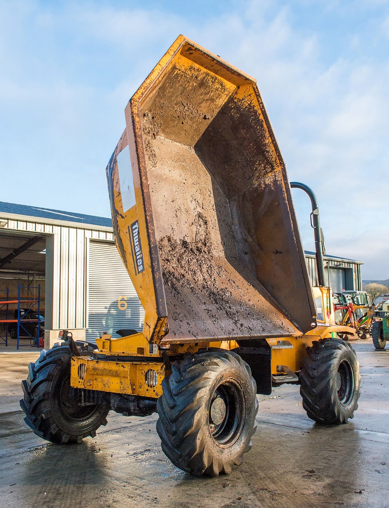 Thwaites 6 tonne swivel skip dumper Year: 2014 S/N: 401C7596 Recorded Hours: 1848 A634773 ** Foot - Image 9 of 20