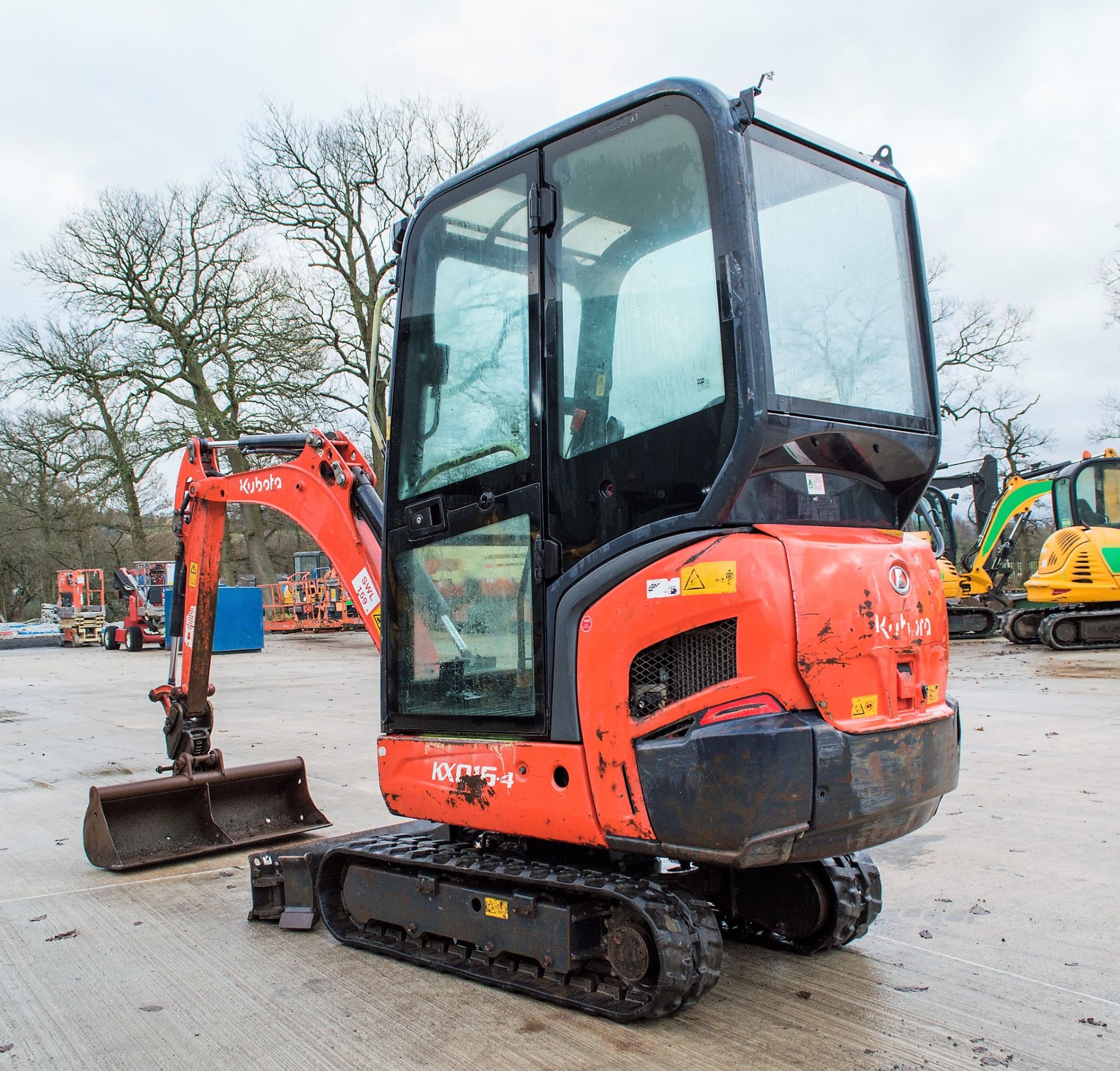 Kubota KX016-4 1.5 tonne rubber tracked excavator Year: 2014 S/N: 57592 Recorded Hours: 2375 - Image 4 of 23