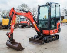 Kubota KX016-4 1.5 tonne rubber tracked excavator Year: 2014 S/N: 57592 Recorded Hours: 2375