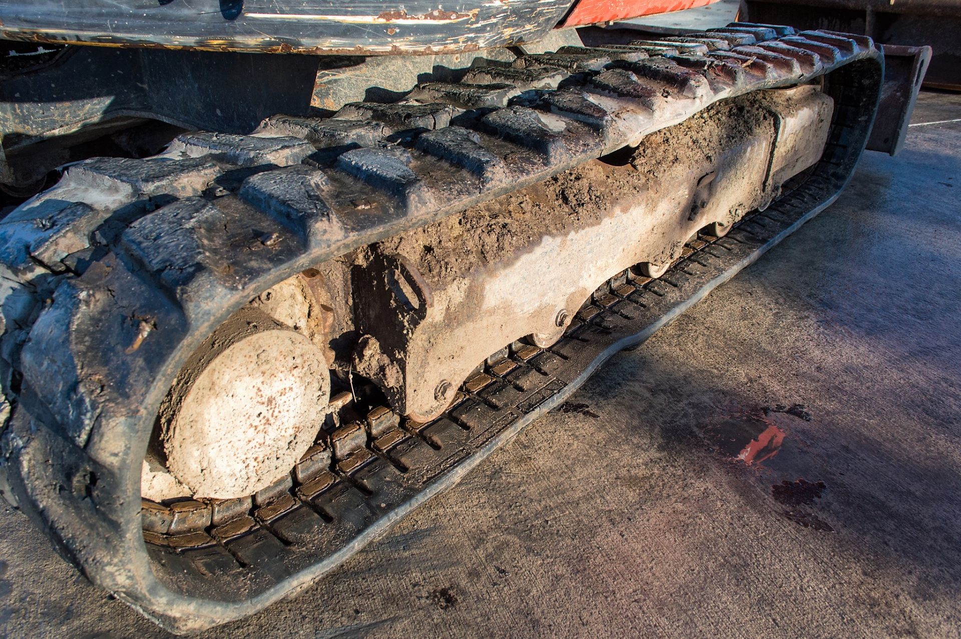 Kubota U55-4 5.5 tonne rubber tracked excavator Year: 2014 S/N: 52741 Recorded Hours: 3708 blade, - Image 10 of 20