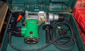 Hitachi DH25v 240v rotary hammer drill c/w carry case E405