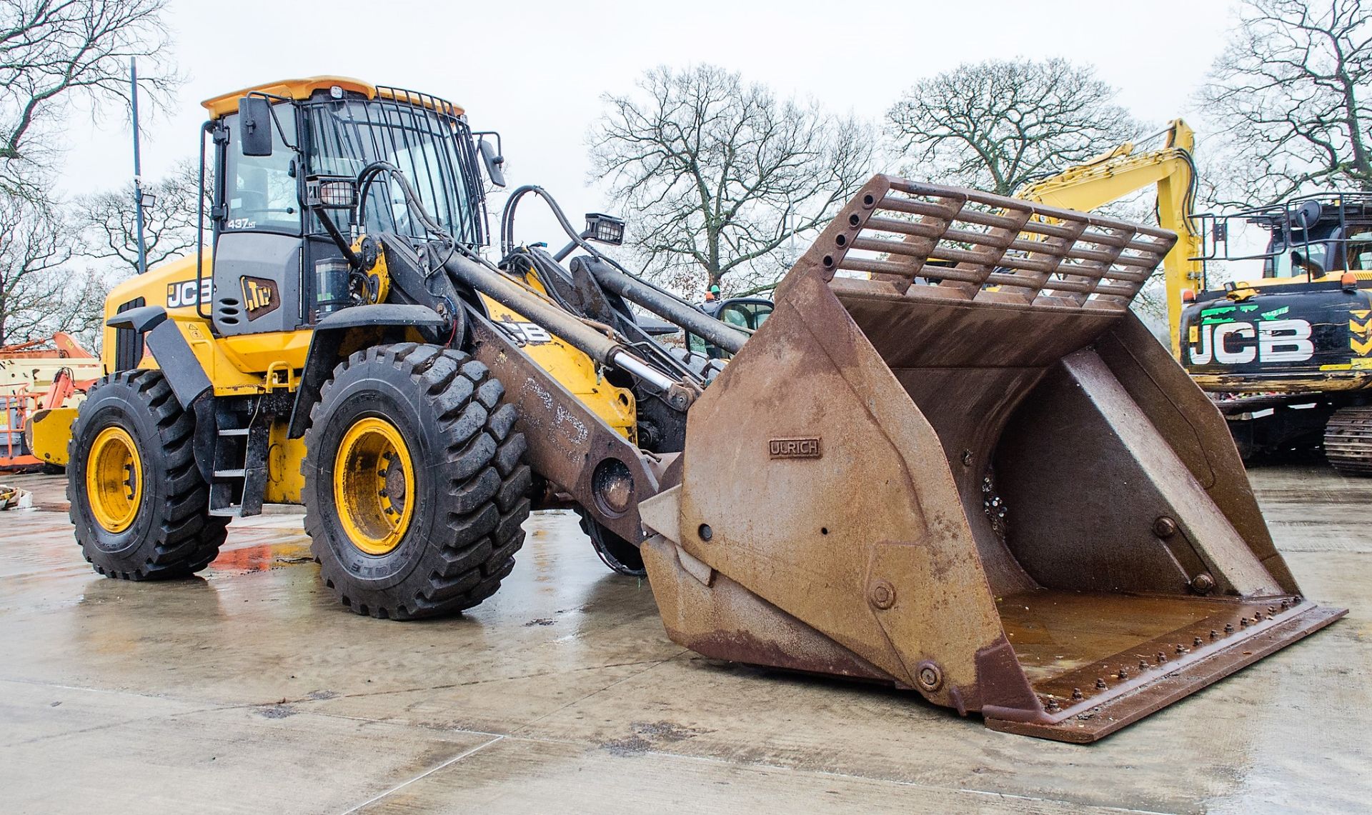 JCB 437 HT Wastemaster wheel loader Year: 2014 S/N: 2313096 Recorded Hours: 9841 c/w air - Image 2 of 24