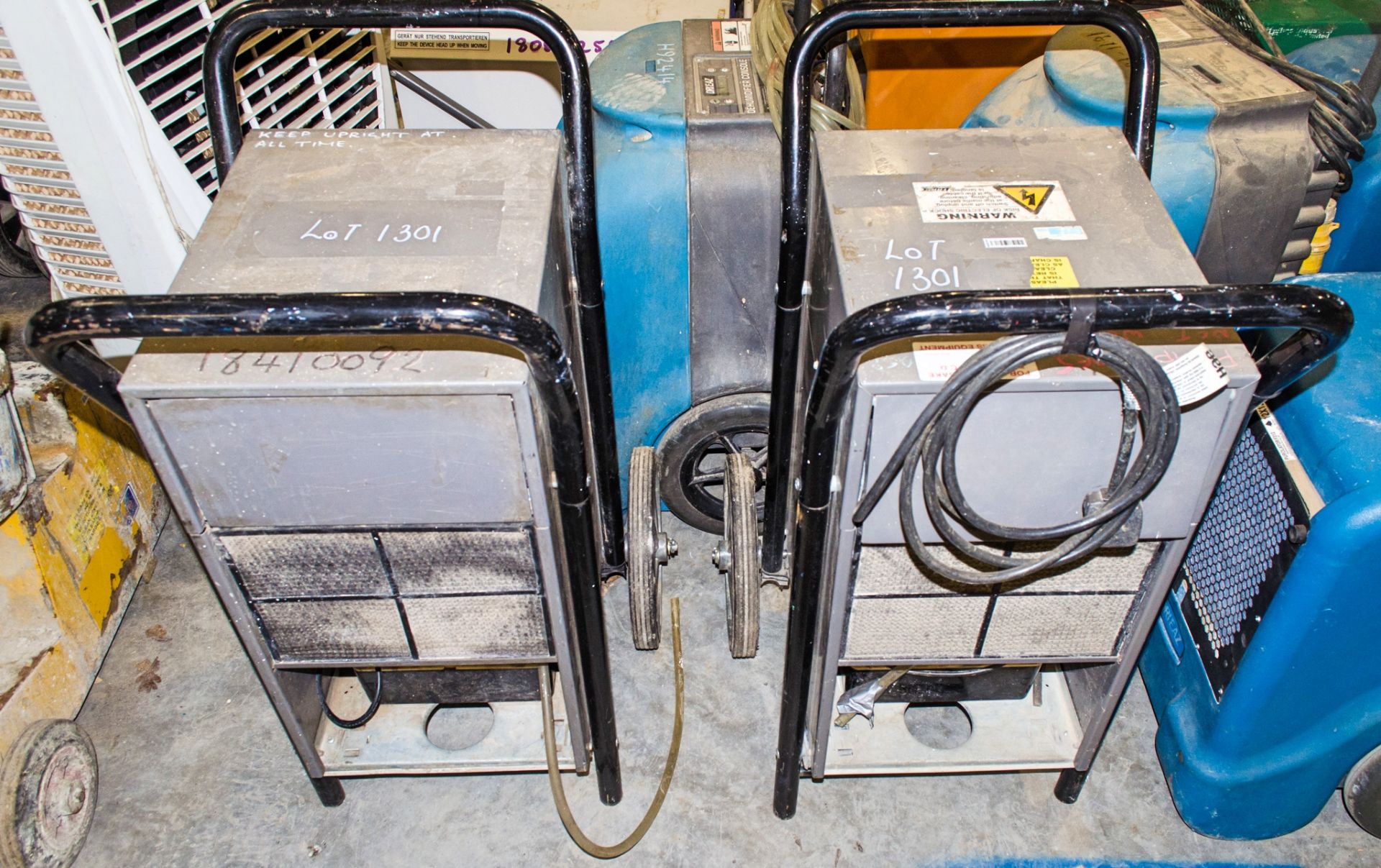 2 - Woods 240v dehumidifiers ** One for spares ** 1841-0092
