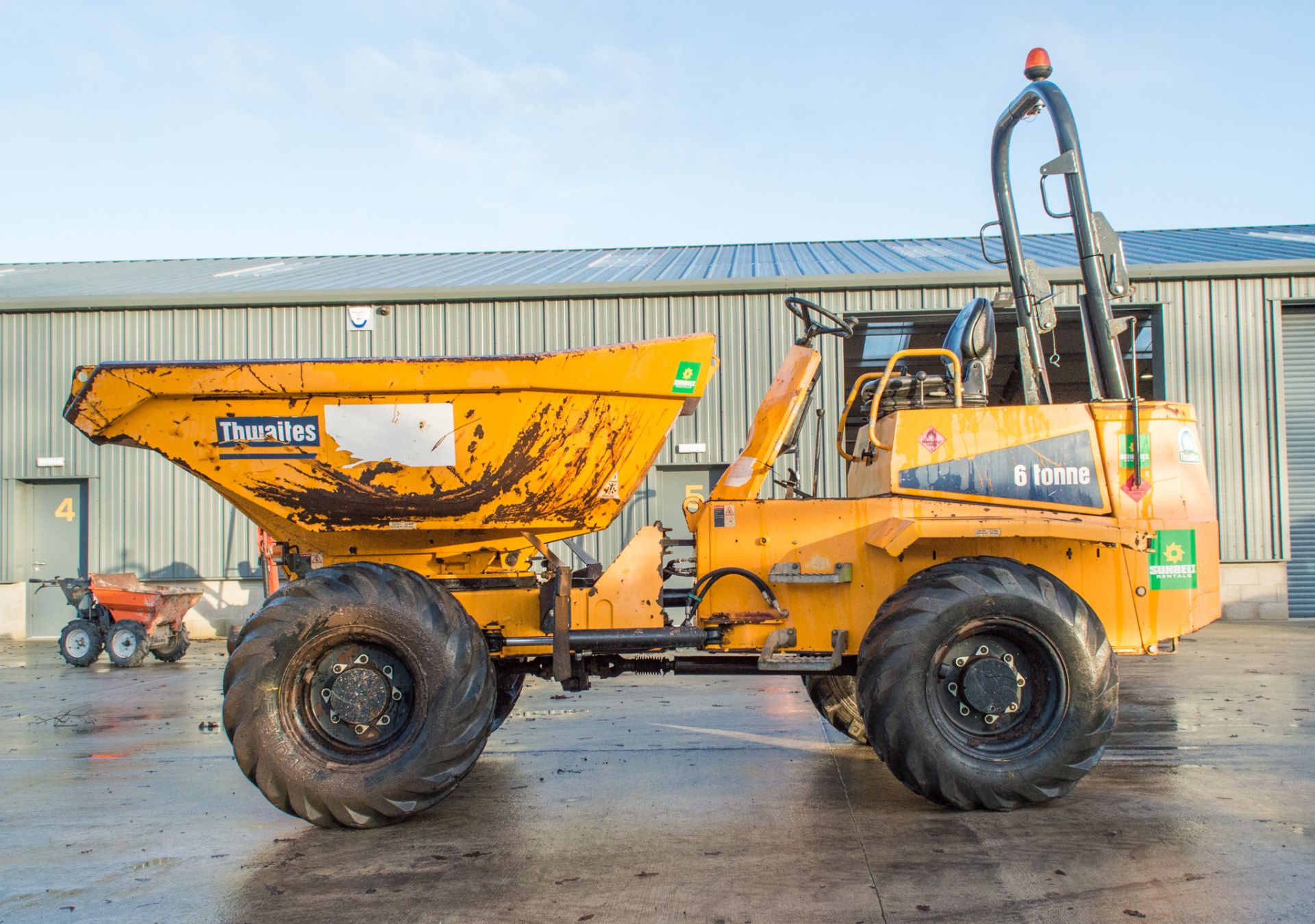 Thwaites 6 tonne swivel skip dumper Year: 2014 S/N: 401C7596 Recorded Hours: 1848 A634773 ** Foot - Image 7 of 20