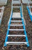 Lyte 6 tread fibreglass framed aluminium step ladder LL-3260