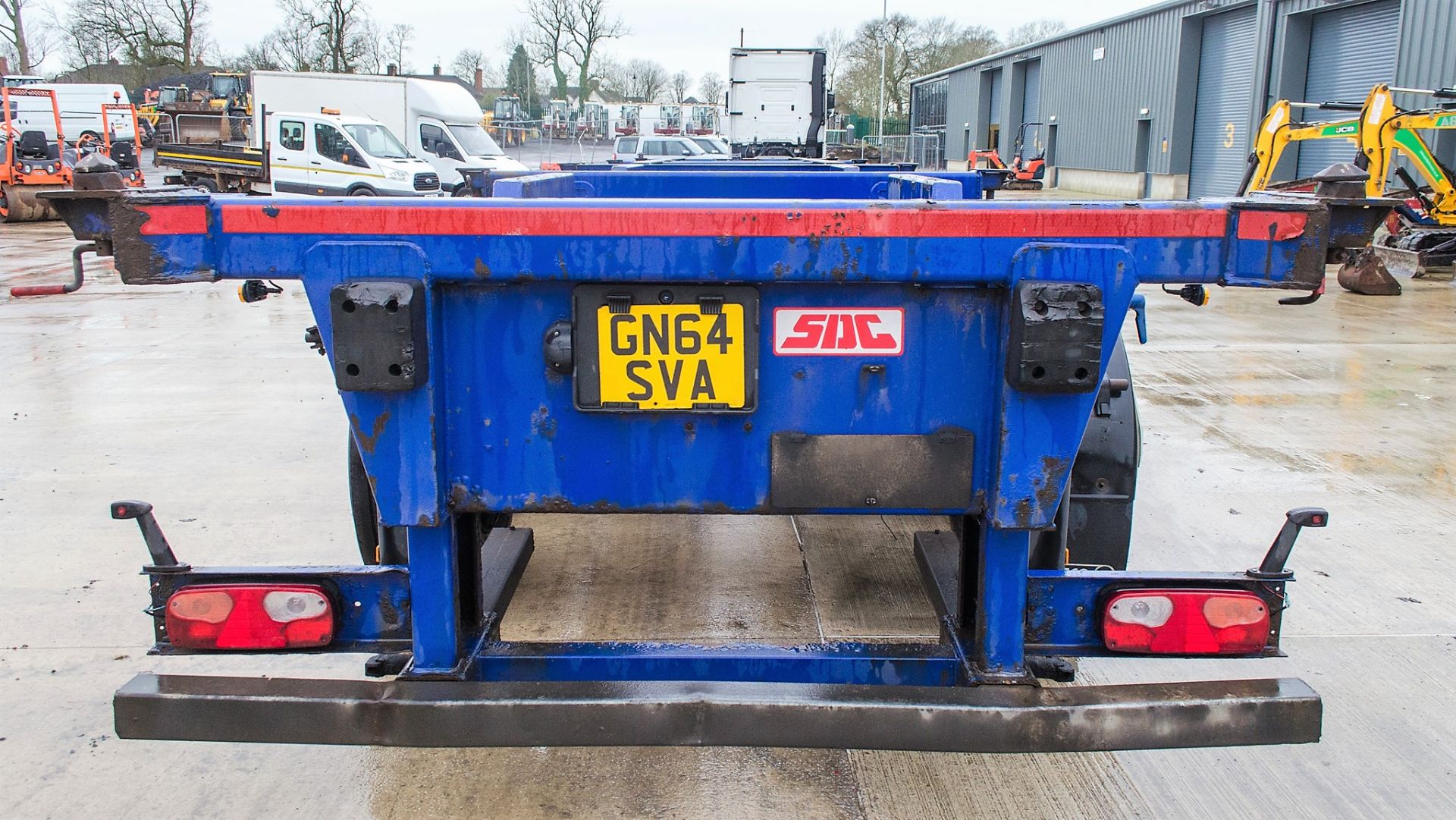 SDC Trailers 4 axle multi function/splitter skeletal container trailer - Image 6 of 16