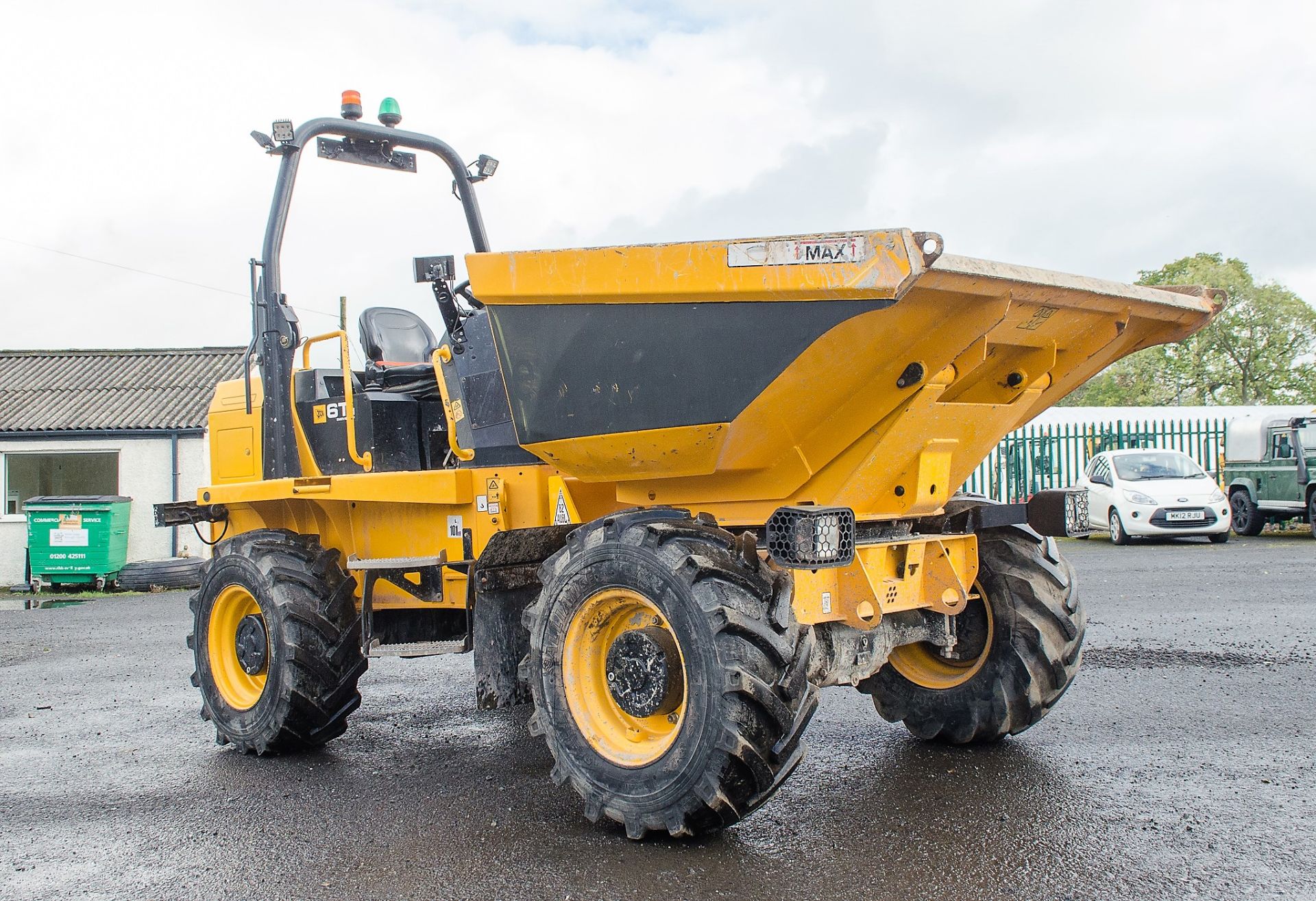 JCB 6T-1 6 tonne swivel skip dumper Year: 2018 S/N: 2561591 Recorded Hours: 1146 c/w camera Reg: - Image 2 of 19