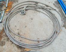 Wire rope for wire rope winch