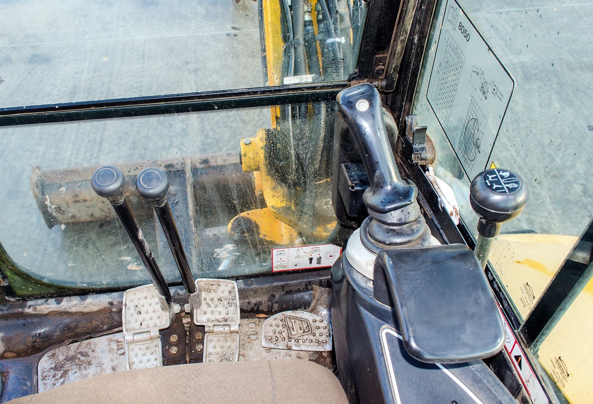 JCB 8050 ZTS 5 tonne rubber tracked excavator Year: 2013 S/N: 1741976 Recorded Hours: 3800 blade, - Image 21 of 23