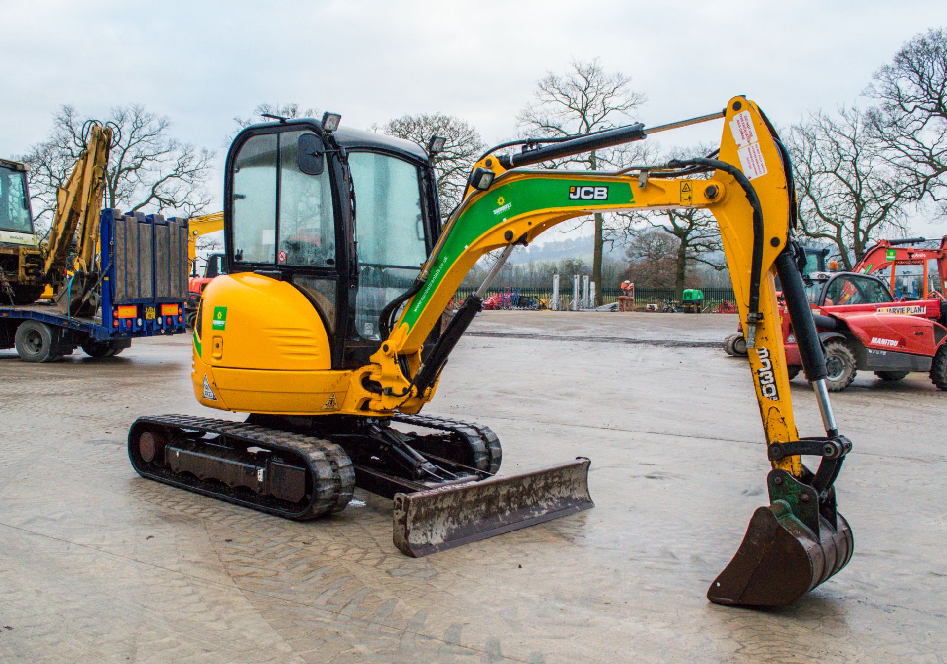 JCB 8030 ZTS 3 tonne rubber tracked midi excavator  Year: 2014 S/N: 116971 Recorded Hours: 2709 - Image 2 of 18