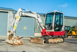 Takeuchi TB228 2.8 tonne rubber tracked excavator Year: 2015 S/N: 804197 Recorded Hours: 3064 piped,