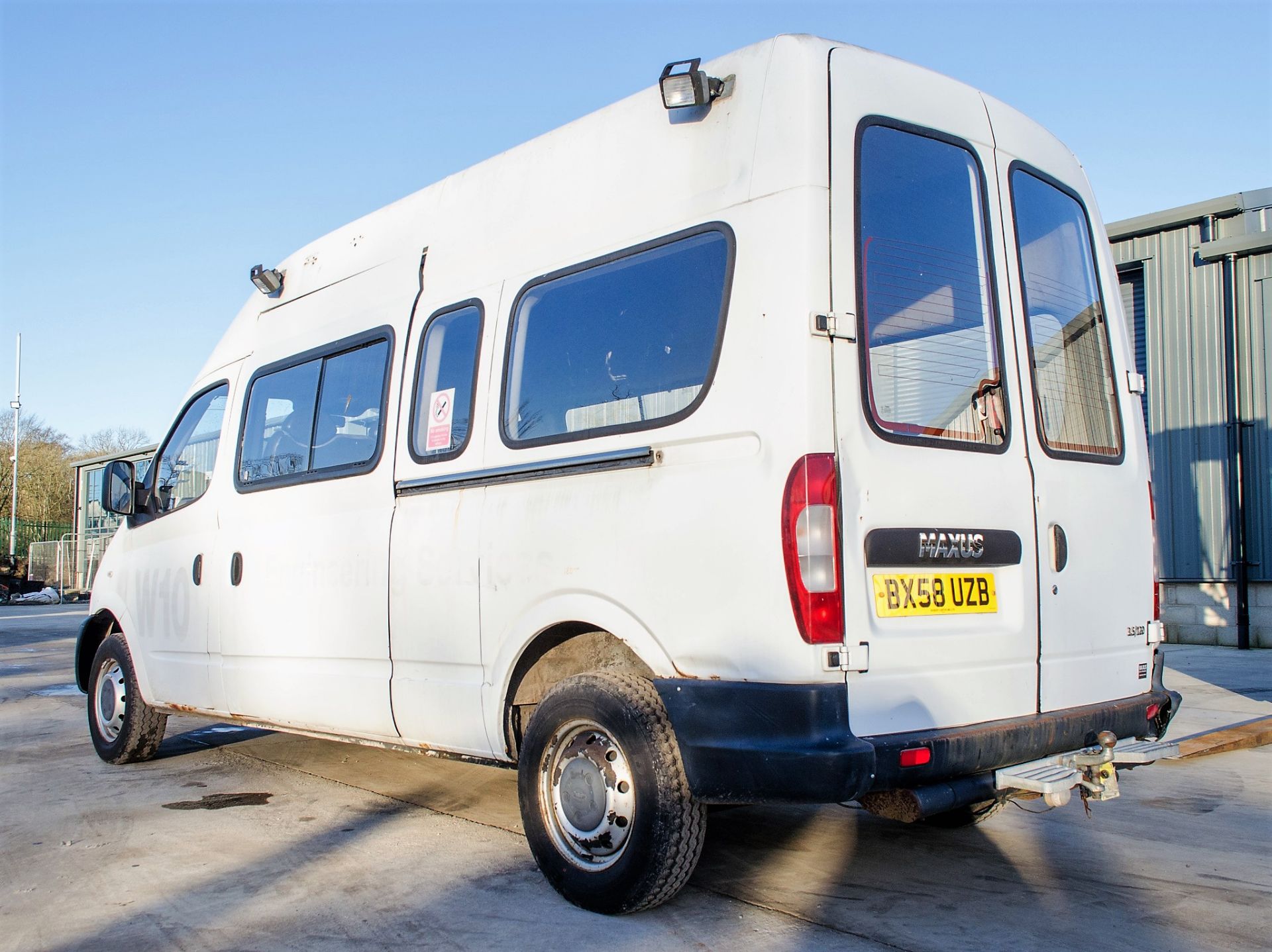 LDV Maxus 3.5T 95 LWB crew cab panel van Registration Number: BX58 UZB Date of Registration: 01/11/ - Image 4 of 28