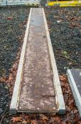 Aluminium staging board approximately 14ft long 3304-0356