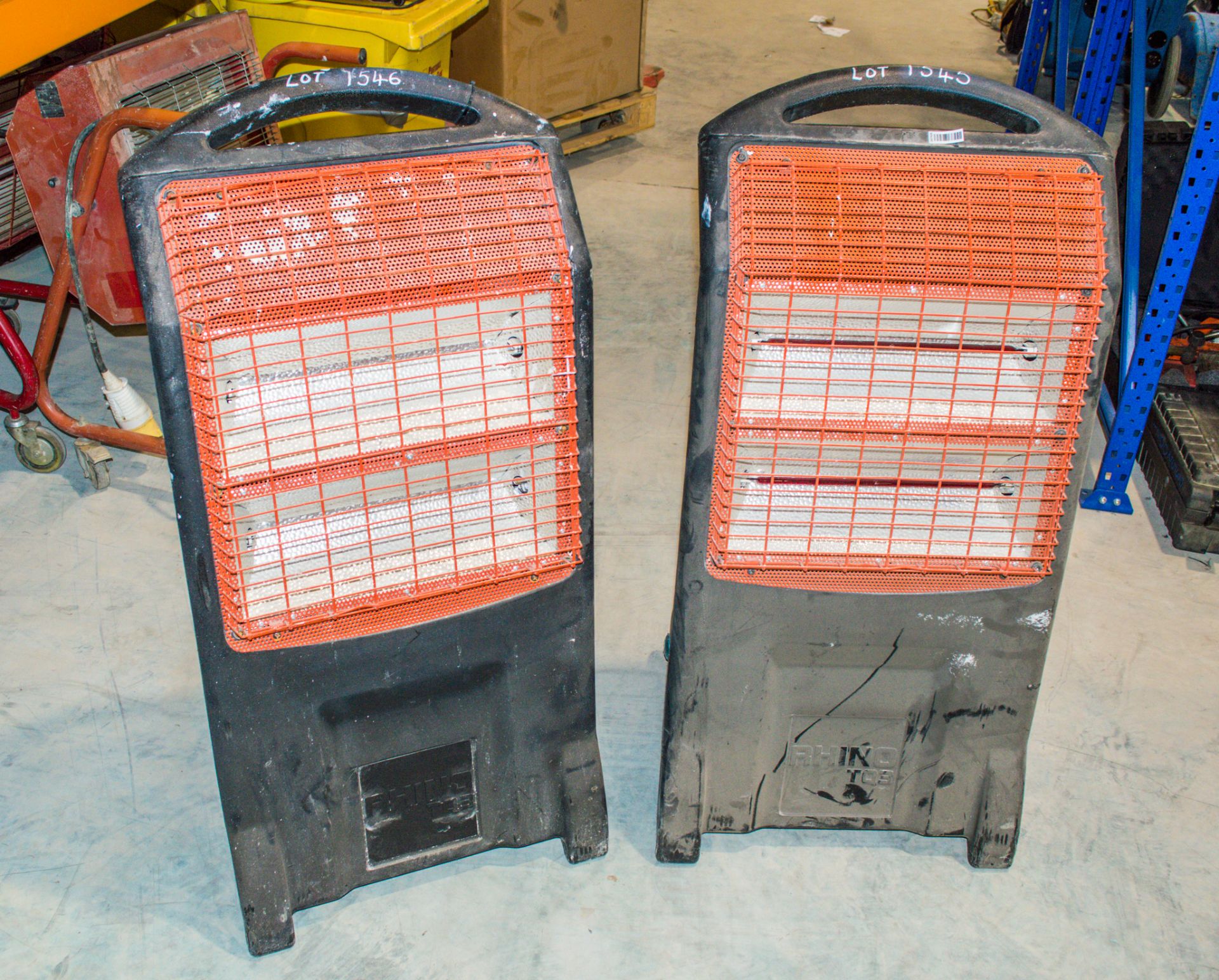 2 - Rhino 110v infrared heaters CO