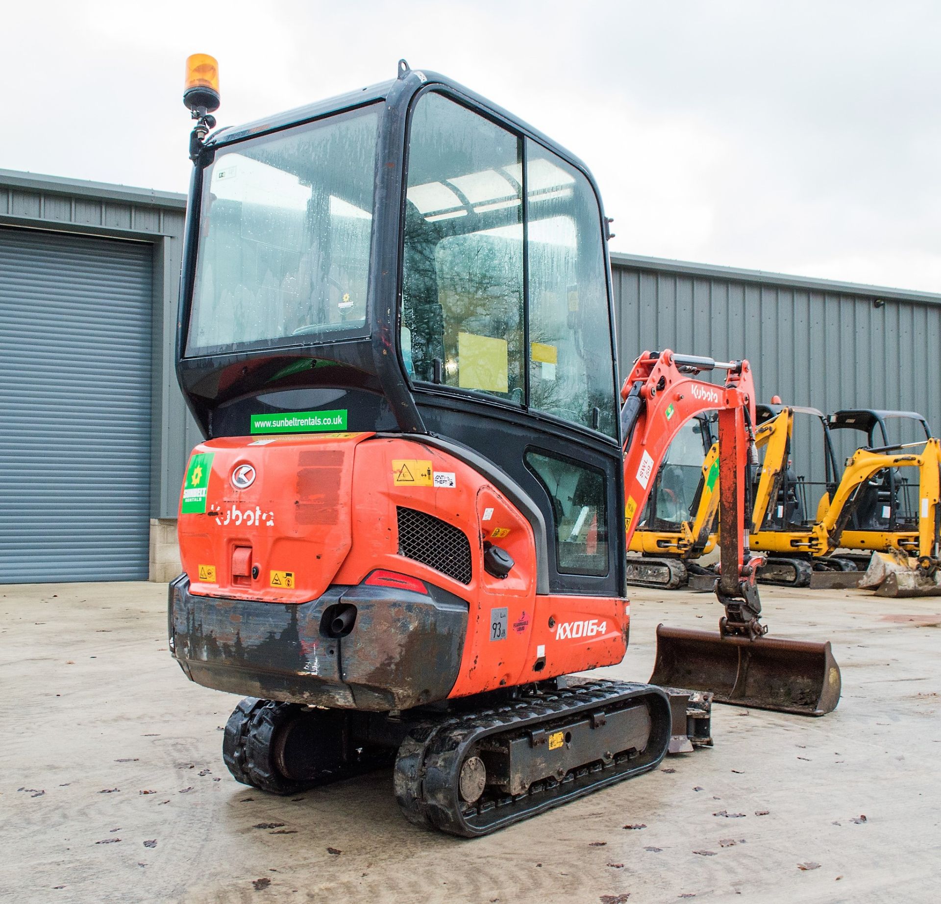 Kubota KX016-4 1.5 tonne rubber tracked excavator Year: 2014 S/N: 57529 Recorded Hours: 2638 - Image 3 of 23