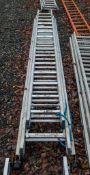 3 stage extendable aluminium ladder 3359-0270