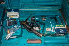 Makita BHR200 24v cordless SDS rotary hammer drill c/w 2 batteries, charger & carry case 03341825