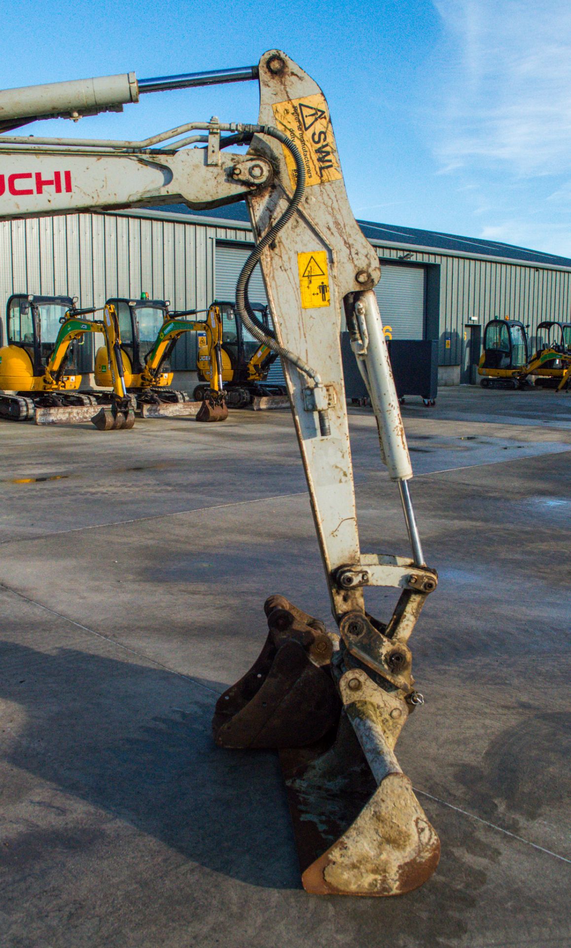 Takeuchi TB228 2.8 tonne rubber tracked excavator Year: 2015 S/N: 804180 Recorded Hours: 3337 piped, - Image 12 of 18