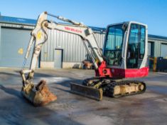 Takeuchi TB228 2.8 tonne rubber tracked excavator Year: 2015 S/N: 804180 Recorded Hours: 3337 piped,