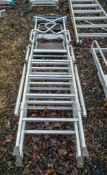 Centaure 5 tread aluminium ladder/podium LL-1684