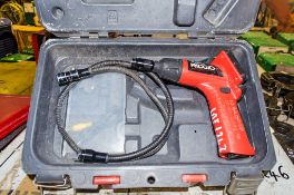 Ridgid Seesnake micro inspection camera c/w carry case, camera lead and battery pack 13620015