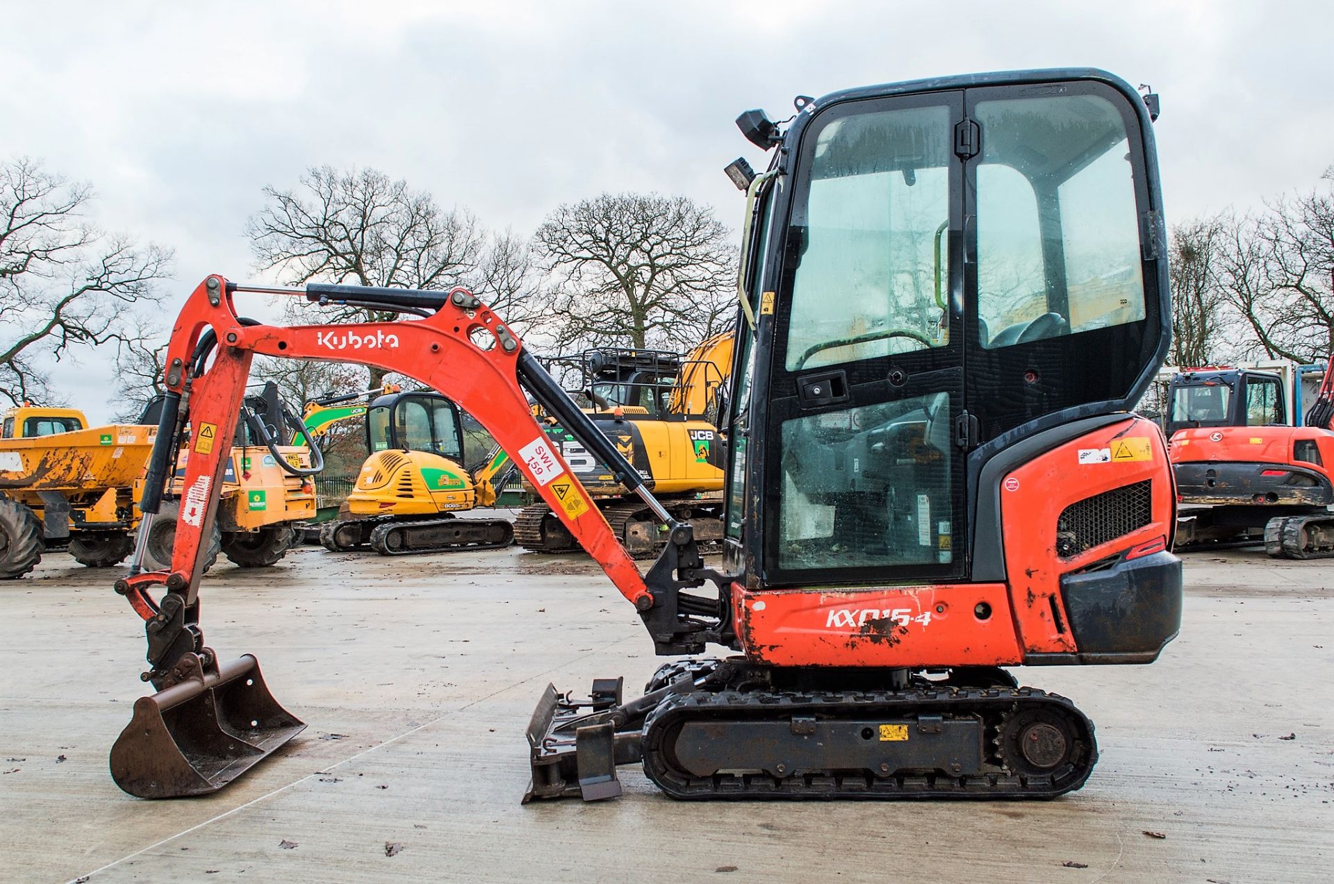 Kubota KX016-4 1.5 tonne rubber tracked excavator Year: 2014 S/N: 57592 Recorded Hours: 2375 - Image 7 of 23