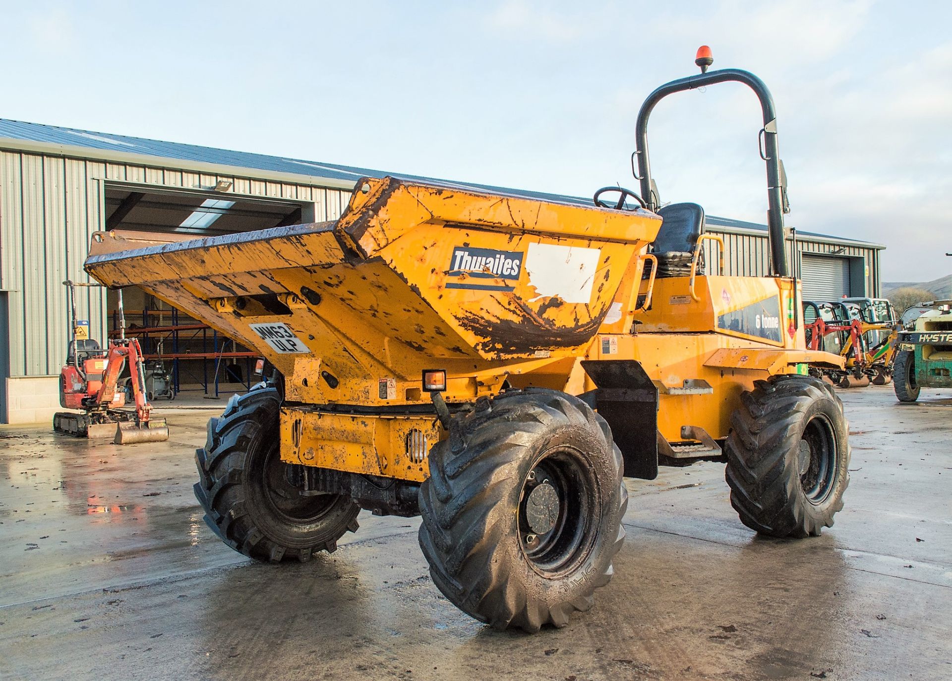 Thwaites 6 tonne swivel skip dumper Year: 2014 S/N: 401C7596 Recorded Hours: 1848 A634773 ** Foot