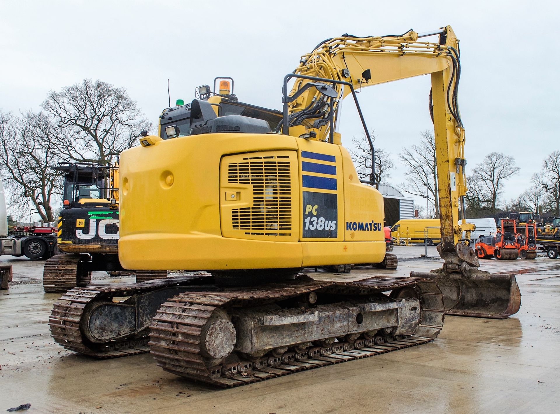 Komatsu PC138US-2 13 tonne steel tracked excavator Year: 2017 S/N: F50403 Recorded Hours: 4364 3rd - Image 3 of 27
